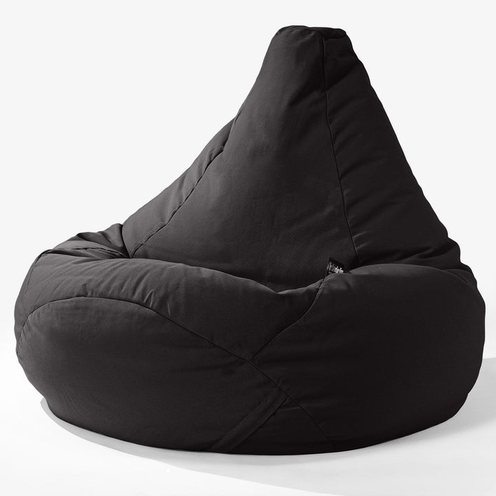 Big Bertha Original, SoleiStorm™ Ultra 2000 h+ Gaming Sitzsack Sessel, Olefin Schwarz