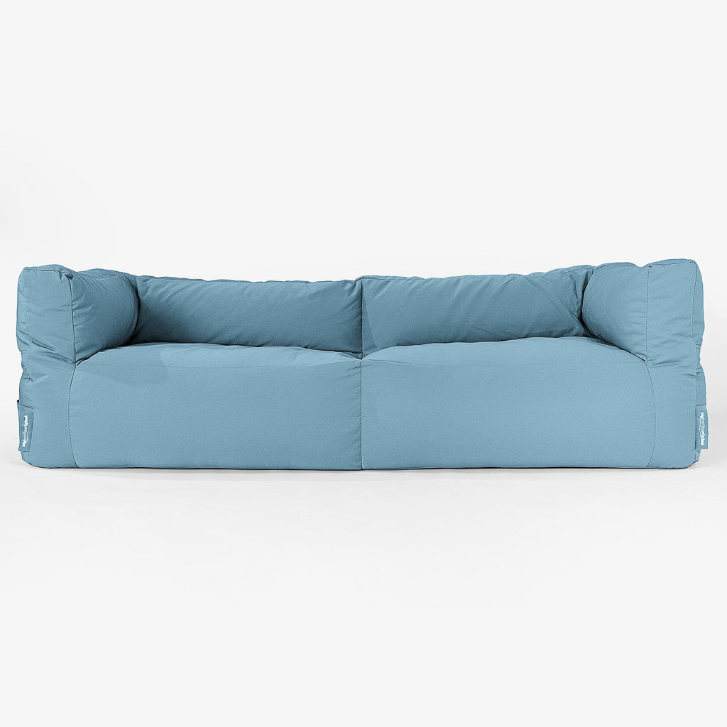 Big Bertha Original, SoleiStorm™ Ultra 2000 h+ Sitzsacksofa, Schlafsofa, Olefin Baby Blau