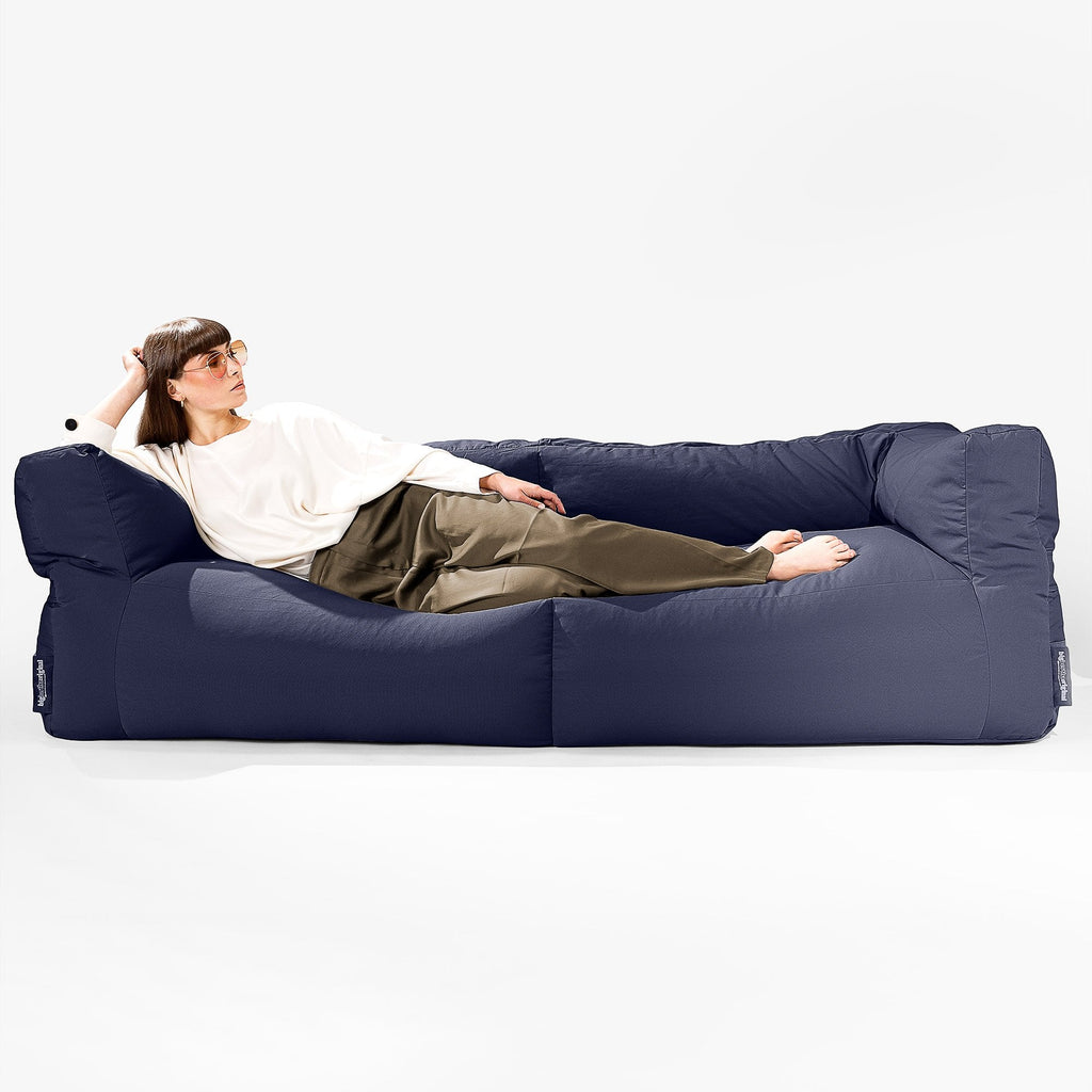 Big Bertha Original, SoleiStorm™ Ultra 2000 h+ Sitzsacksofa, Schlafsofa, Olefin Marineblau