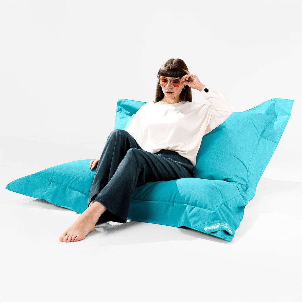 Big Bertha Original, SoleiStorm™ Ultra 2000 h+ Sitzsack XXL Outdoor, Sitzkissen, Olefin Aqua