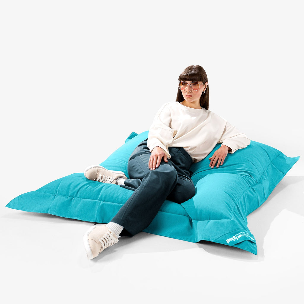 Big Bertha Original, SoleiStorm™ Ultra 2000 h+ Sitzsack XXL Outdoor, Sitzkissen, Olefin Aqua