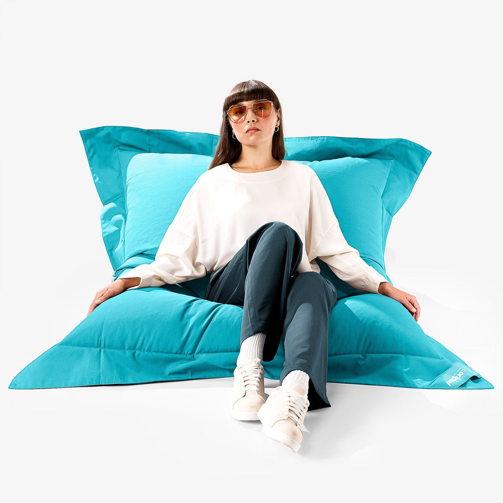 Big Bertha Original, SoleiStorm™ Ultra 2000 h+ Sitzsack XXL Outdoor, Sitzkissen, Olefin Aqua