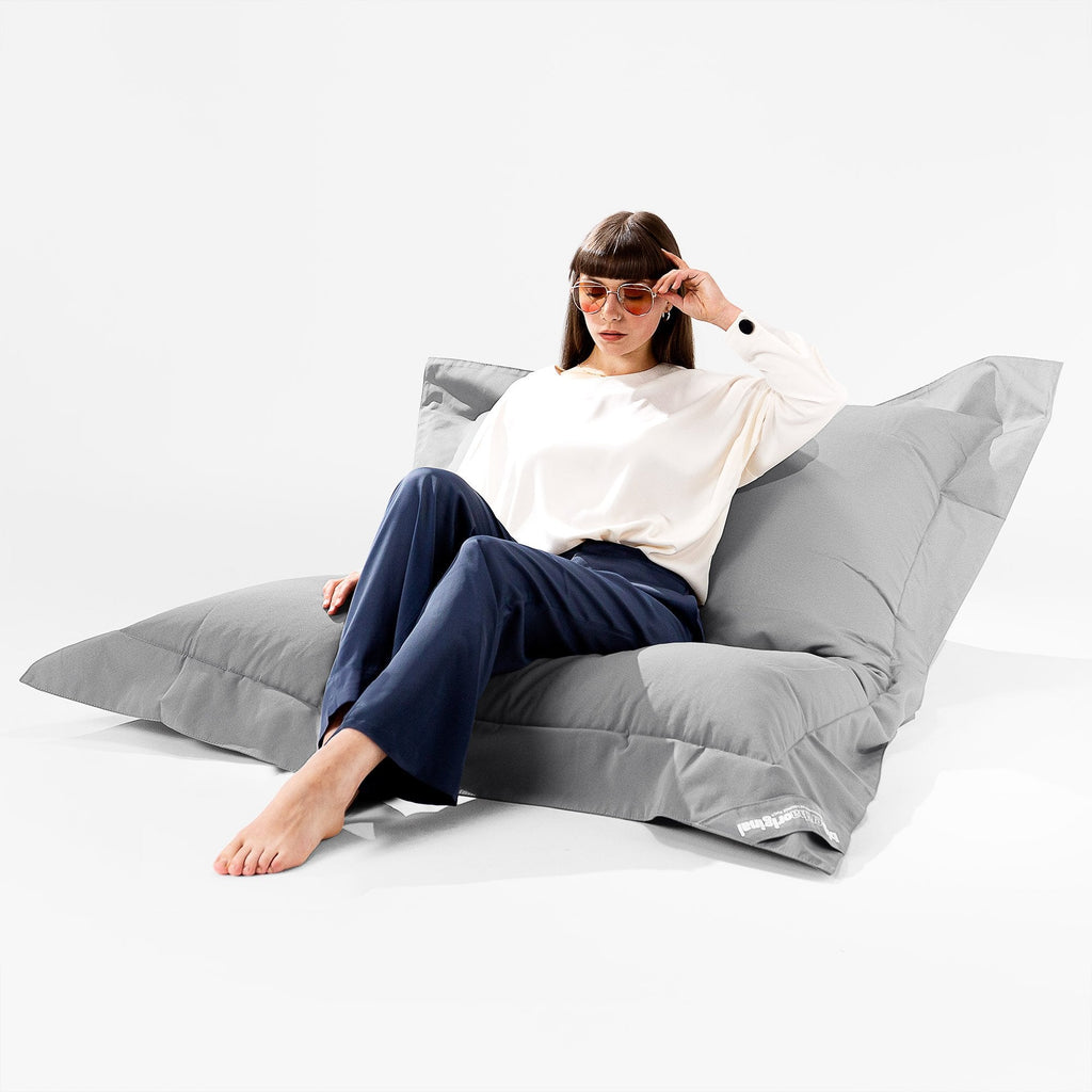 Big Bertha Original, SoleiStorm™ Ultra 2000 h+ Sitzsack XXL Outdoor, Sitzkissen, Olefin Mittelgrau