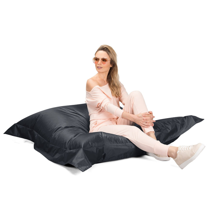Big Bertha Original, Riesen Sitzsack XXL Outdoor, Sitzkissen, Platingrau