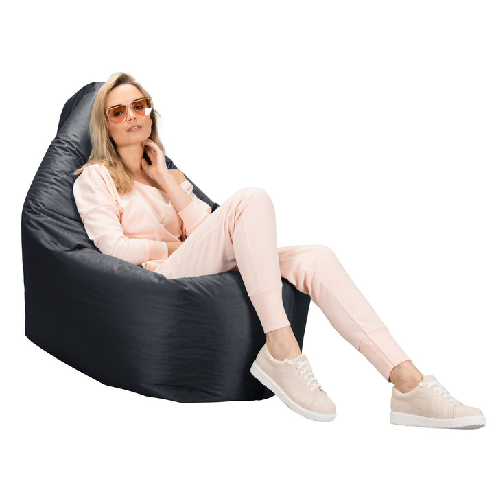 Big Bertha Original, Riesen Sitzsack XXL Outdoor, Sitzkissen, Platingrau