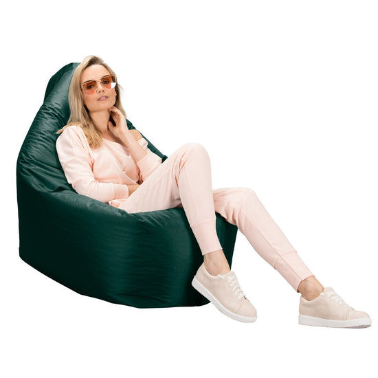 Big Bertha Original, Riesen Sitzsack XXL Outdoor, Sitzkissen, Blaugrün