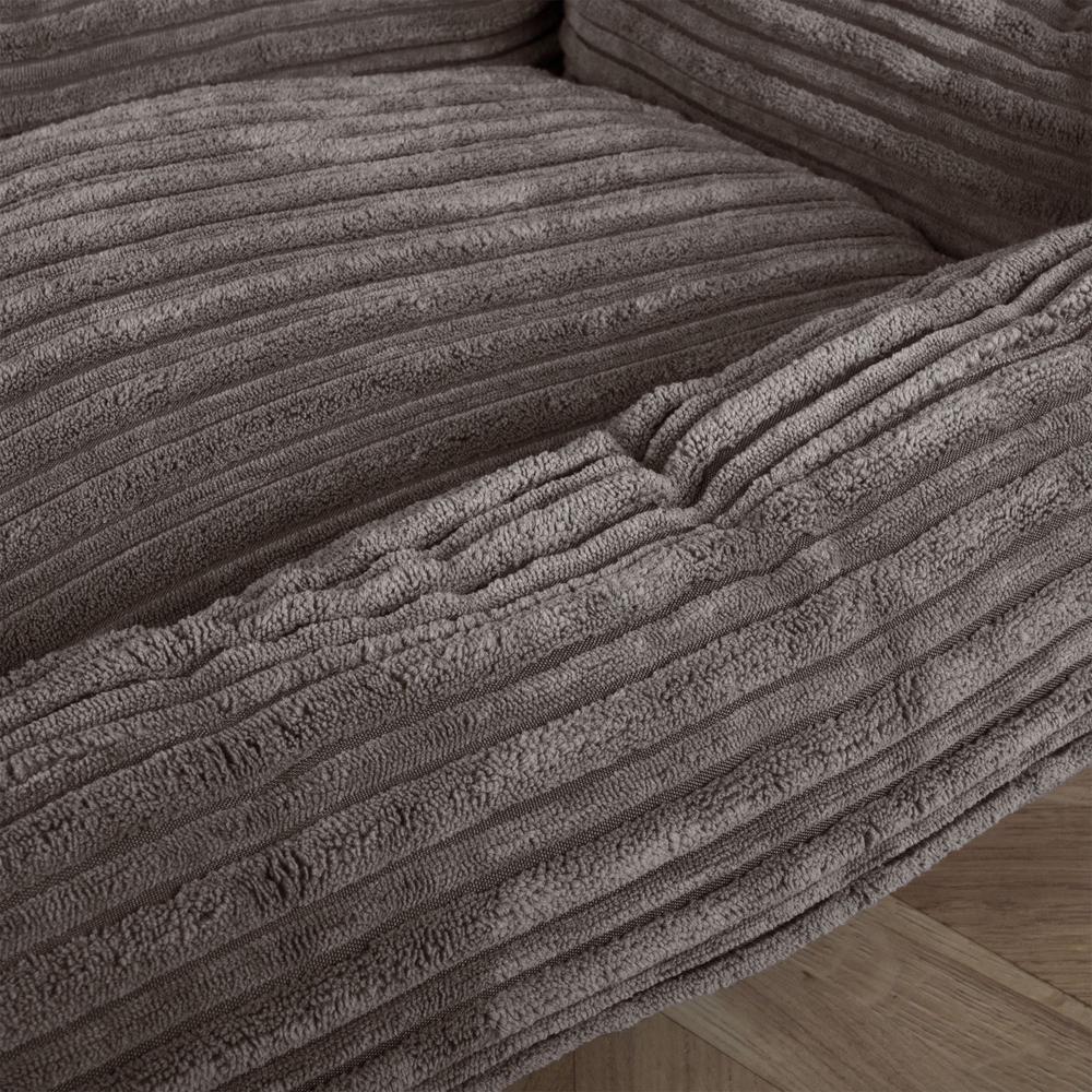 "Das Nest Von Mighty-Bark" - Orthopädische Hundekörbchen, Hundebett, Hundesofa, Klein - XXL - Cord Graphit