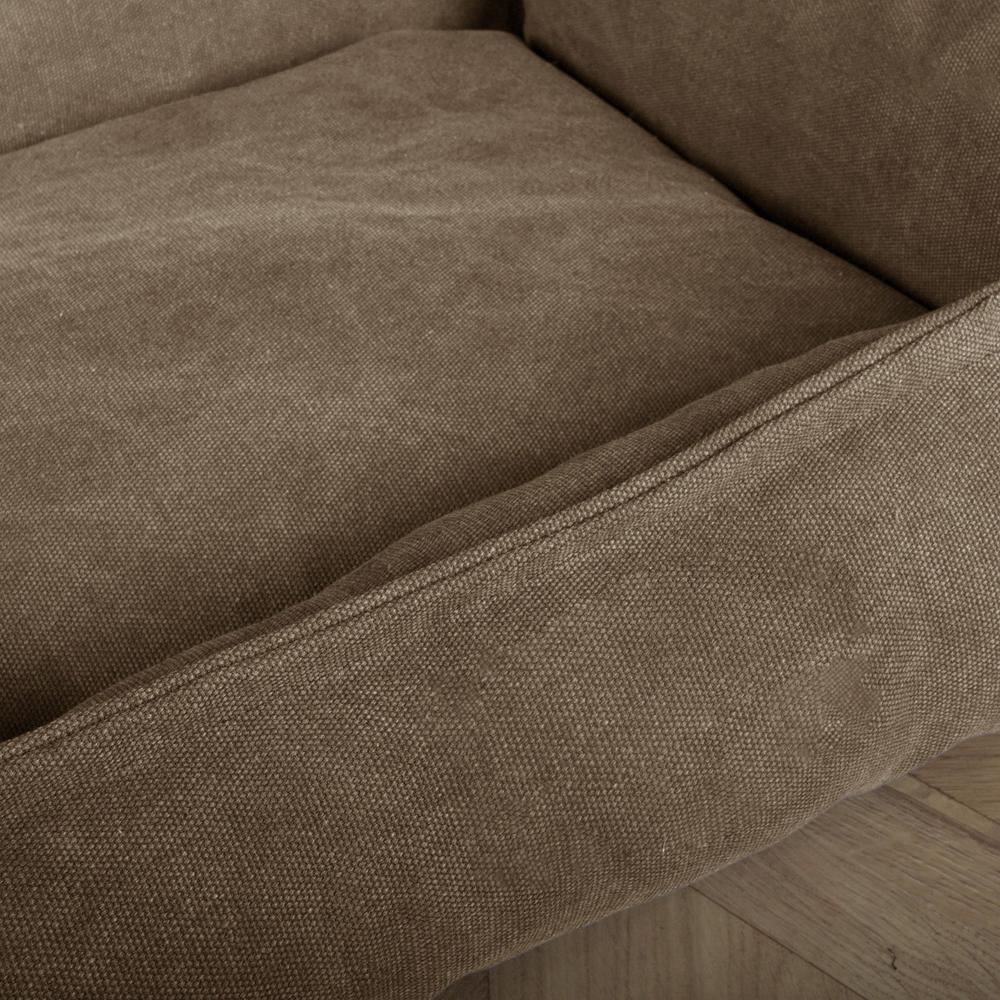 "Die Matratze Von Mighty-Bark" - Orthopädische Hundekissen, Hundebett, Klein - XXL - Stonewashed-stoff Erde