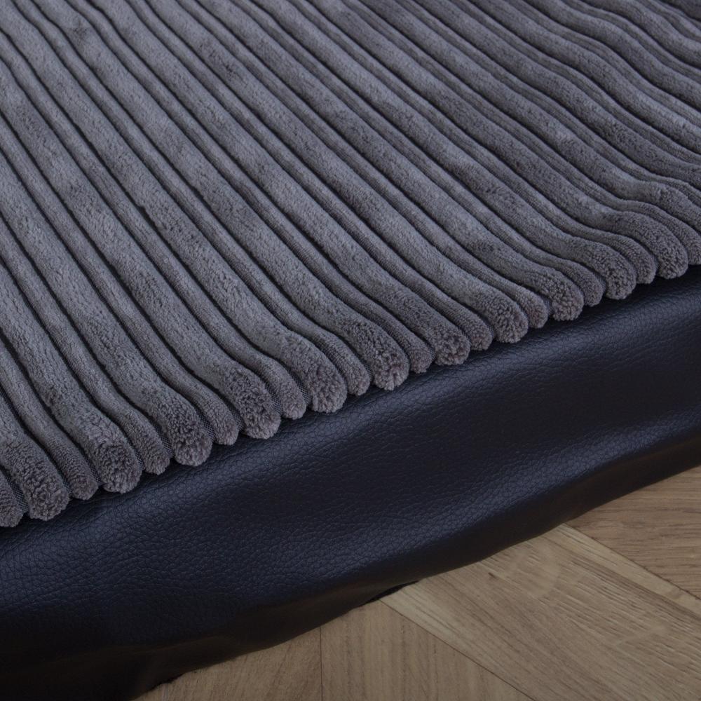 "Die Hundecouch Von Mighty-Bark" Orthopädische Hundesofa, Hundecouch, Klein - XXL - Kunstleder Schwarz