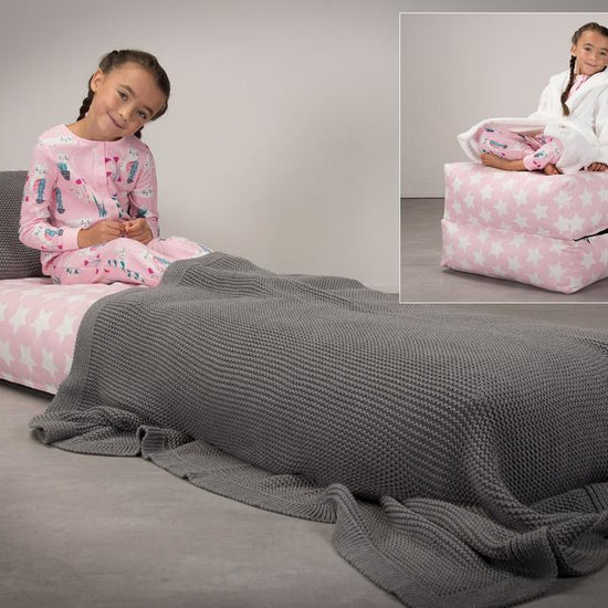 Lounge Pug, Avery, Futon Sofabett, Einzelne, Druck Pink Star