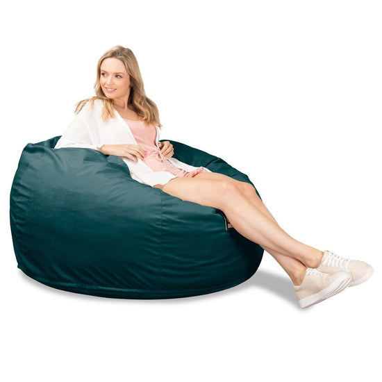 Lounge Pug, CloudSac 510 XL, XL Memory-Schaum Sitzsack, Samt Türkis