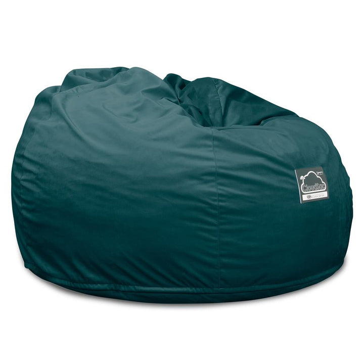 Lounge Pug, CloudSac 510 XL, XL Memory-Schaum Sitzsack, Samt Türkis
