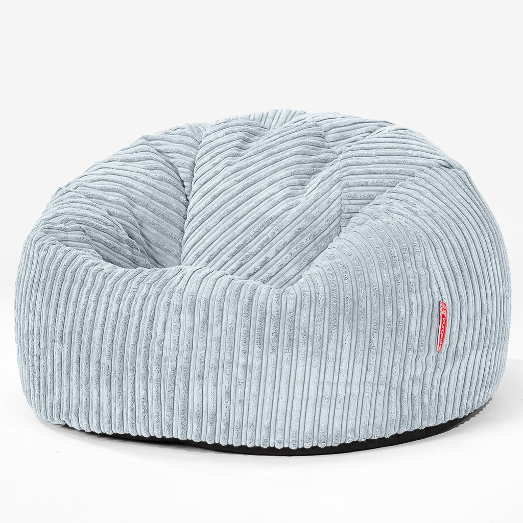 CloudSac 200 XXL Memory-Schaum Kinder Sitzsack 2-12 jahren - Cord Baby Blau 01