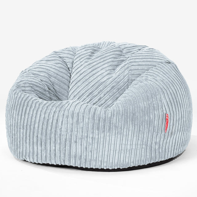 CloudSac 200 XXL Memory-Schaum Kinder Sitzsack 2-12 jahren - Cord Baby Blau 01
