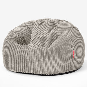 CloudSac 200 XXL Memory-Schaum Kinder Sitzsack 2-12 jahren - Cord Nerzfarben
