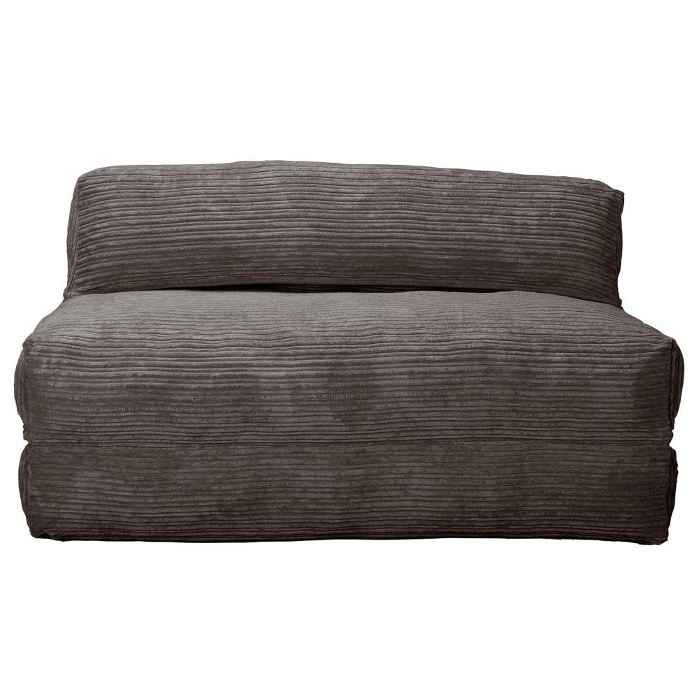 Lounge Pug, Avery, Futon Sofabett, Doppelte, Cord Schiefergrau
