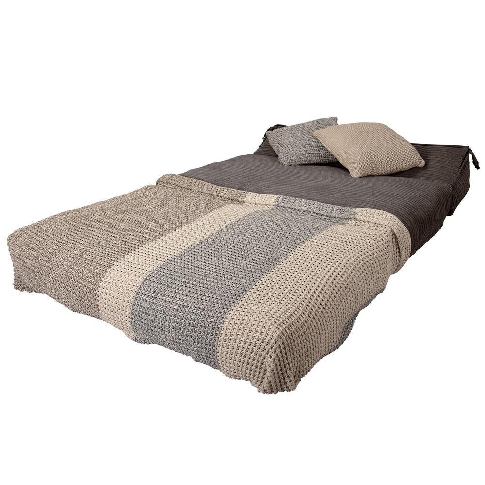 Lounge Pug, Avery, Futon Sofabett, Doppelte, Cord Schiefergrau