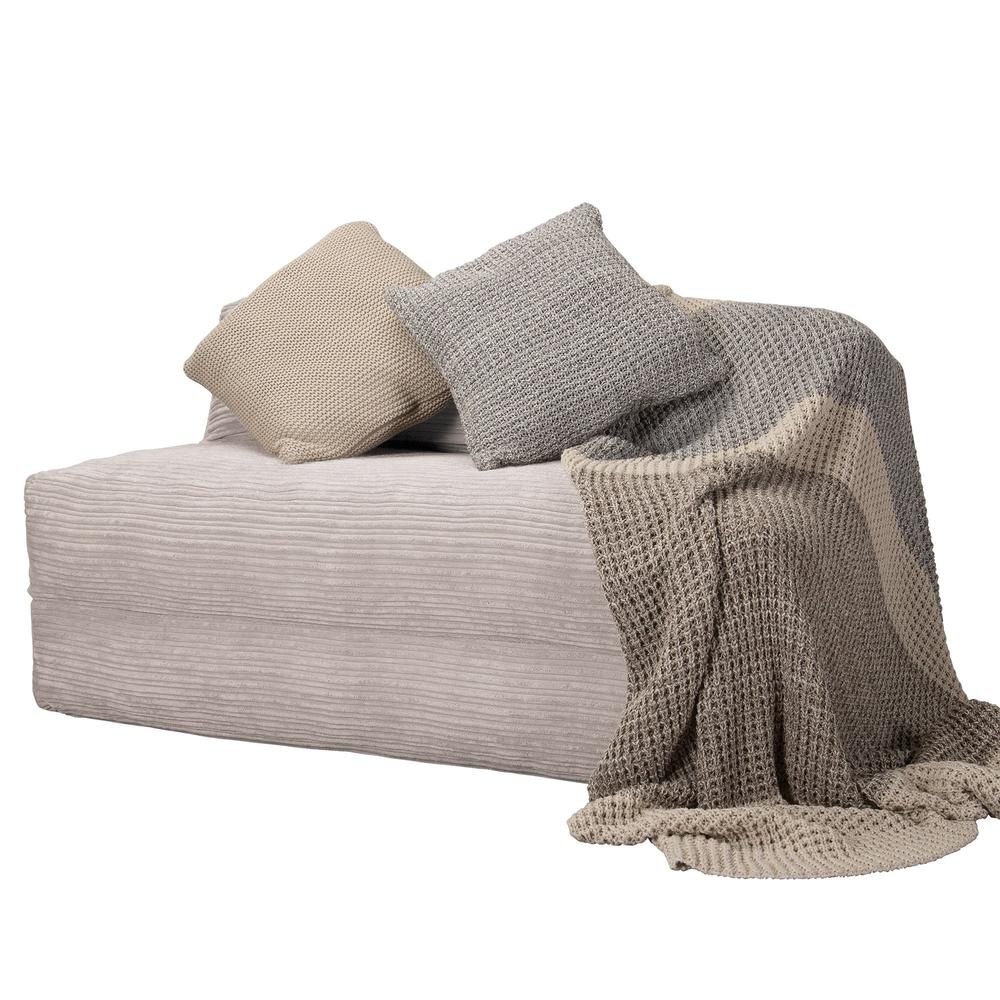 Lounge Pug, Avery, Futon Sofabett, Doppelte, Cord Elfenbein