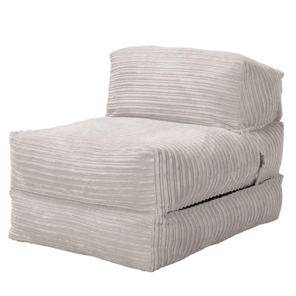 Lounge Pug, Avery, Futon Sofabett, Einzelne, Cord Elfenbein