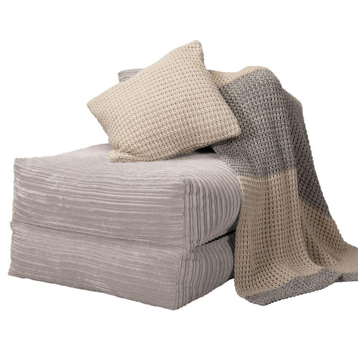 Lounge Pug, Avery, Futon Sofabett, Einzelne, Cord Elfenbein