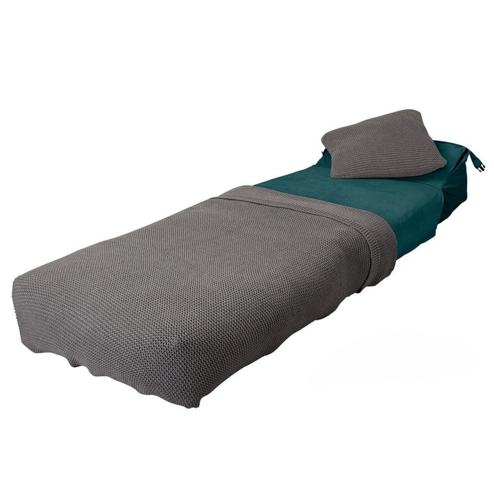 Lounge Pug, Avery, Futon Sofabett, Einzelne, Samt Türkis