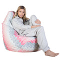 Geometrische Druck Pink