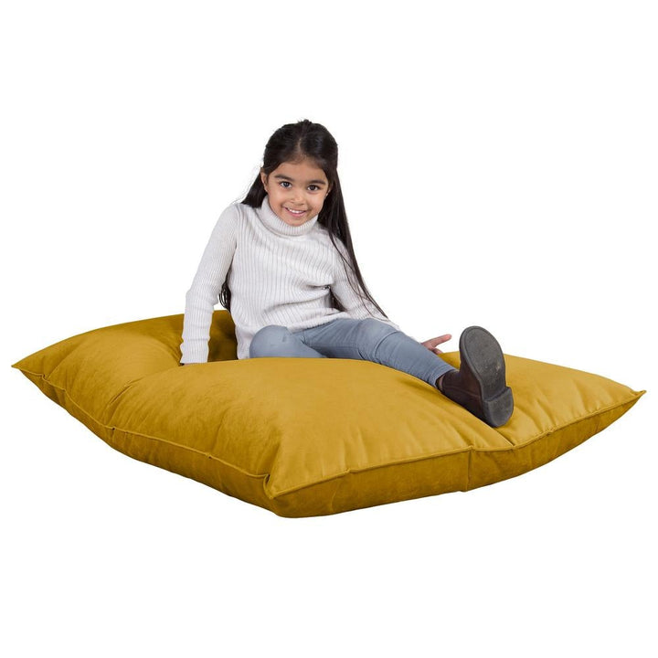 LOUNGE PUG, Sitzsack Kinder XL, Samt Gold
