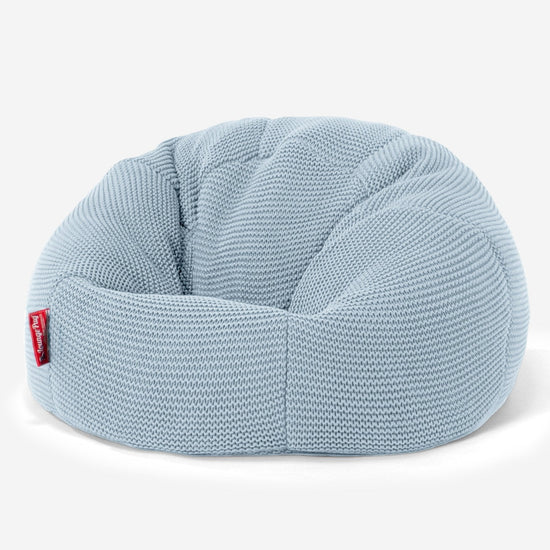 Klassicher Kindersessel Sitzsack 1-5 jahren - 100% Baumwoll Ellos Misty Blau 01