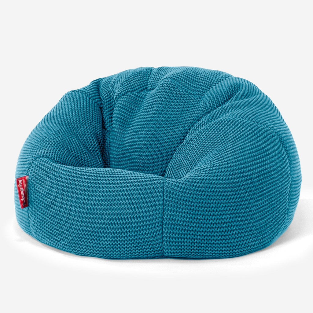 Klassicher Kindersessel Sitzsack 1-5 jahren - 100% Baumwoll Ellos Türkis 01