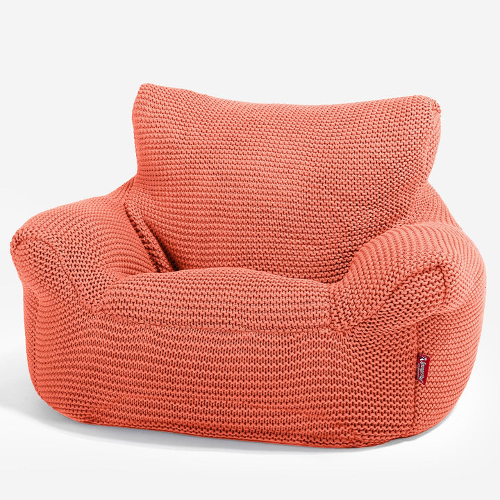 Klein Kindersessel Sitzsack 1-3 jahren - 100% Baumwoll Ellos Koralle 01