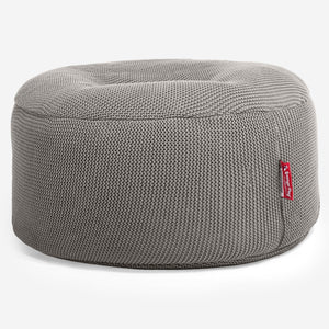 Sitzhocker Pouf - Ellos Grobgestrickt Grau