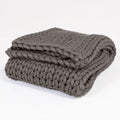 Grobgestrickt Grau