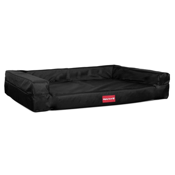 "Die Hundecouch Von Mighty-Bark" Orthopädische Hundesofa, Hundecouch, Klein - XXL - Wasserfest Schwarz