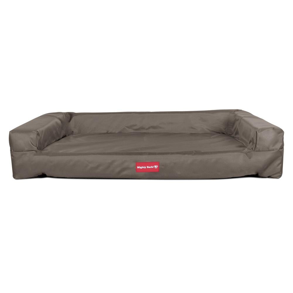 "Die Hundecouch Von Mighty-Bark" Orthopädische Hundesofa, Hundecouch, Klein - XXL - Wasserfest Grau