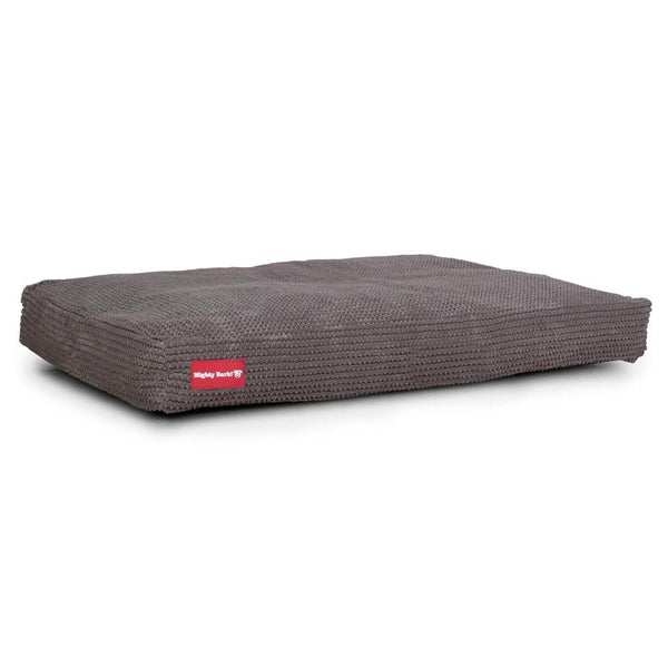 "Die Matratze Von Mighty-Bark" - Orthopädische Hundekissen, Hundebett, Klein - XXL - Pom-Pom Anthrazit
