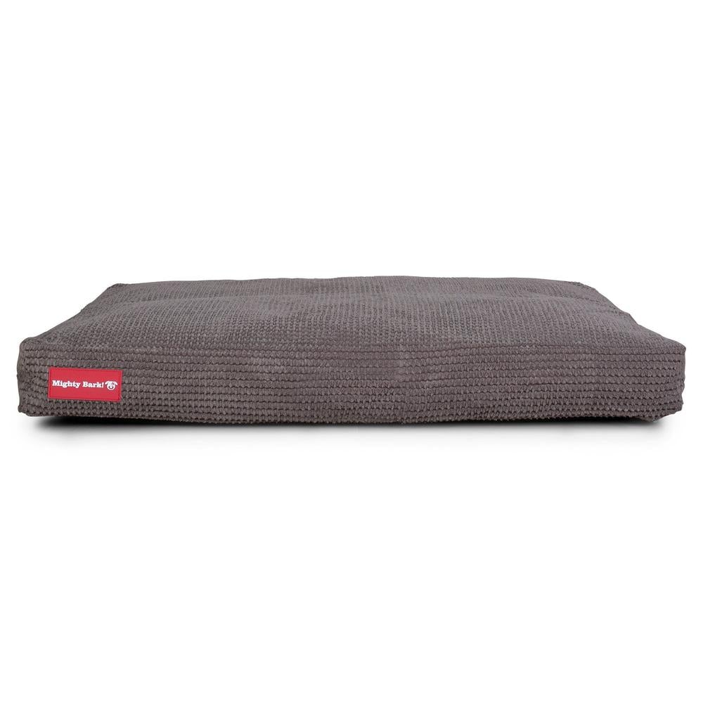 "Die Matratze Von Mighty-Bark" - Orthopädische Hundekissen, Hundebett, Klein - XXL - Pom-Pom Anthrazit