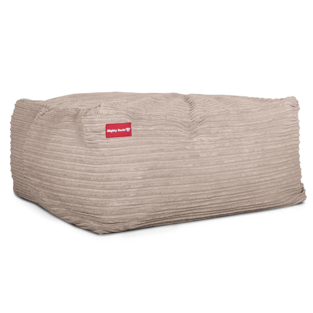 Mighty Bark Die Mega Matratze - Riesen Hundebett - Cord Nerzfarben