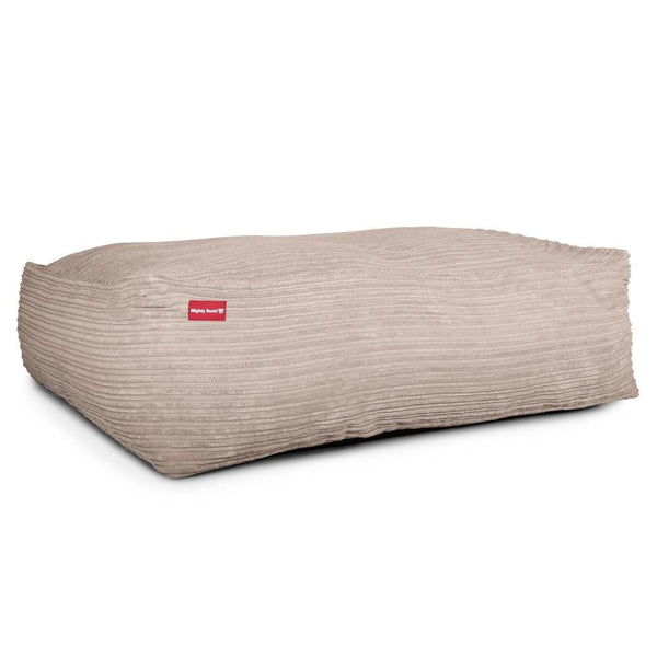 Mighty Bark Die Mega Matratze - Riesen Hundebett - Cord Nerzfarben