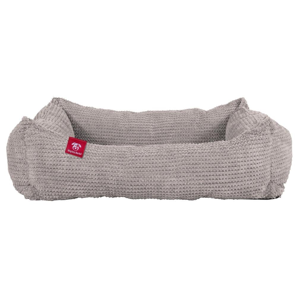 "Das Nest Von Mighty-Bark" - Orthopädische Hundekörbchen, Hundebett, Hundesofa, Klein - XXL - Pom-Pom Nerzfarben
