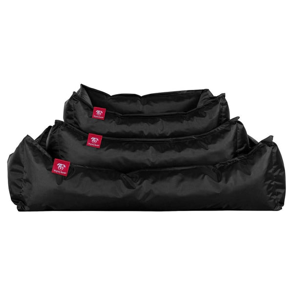 "Das Nest Von Mighty-Bark" - Orthopädische Hundekörbchen, Hundebett, Hundesofa, Klein - XXL - Wasserfest Schwarz