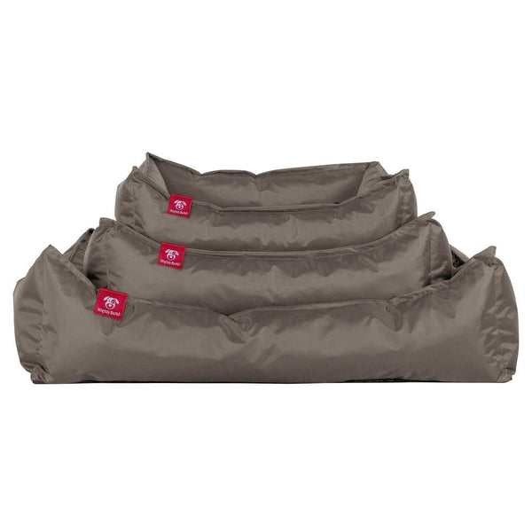 "Das Nest Von Mighty-Bark" - Orthopädische Hundekörbchen, Hundebett, Hundesofa, Klein - XXL - Wasserfest Grau