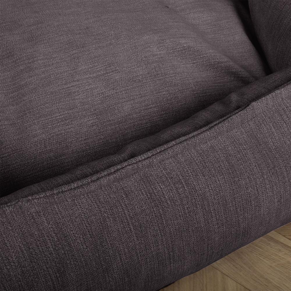 "Die Hundecouch Von Mighty-Bark" Orthopädische Hundesofa, Hundecouch, Klein - XXL - Chenillegewebe Graphit