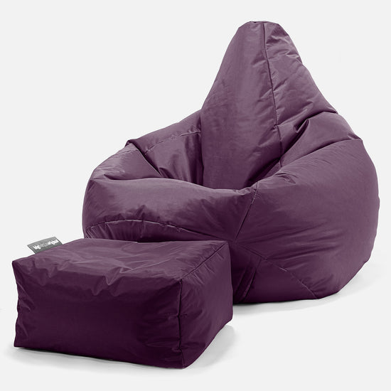 Gaming Sitzsack Sessel Outdoor - SmartCanvas™ Lila 01