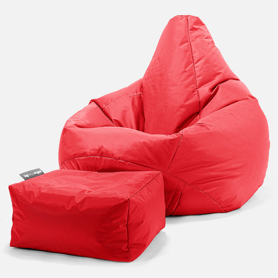 Gaming Sitzsack Sessel Outdoor - SmartCanvas™ Rot 01