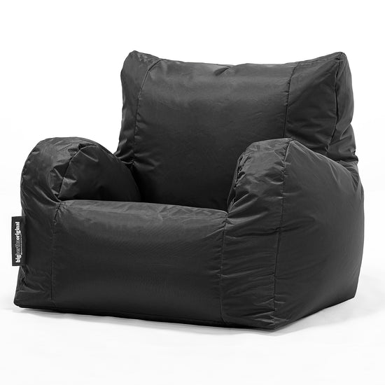 Lehnstuhl Sitzsack Outdoor - SmartCanvas™ Schwarz 01