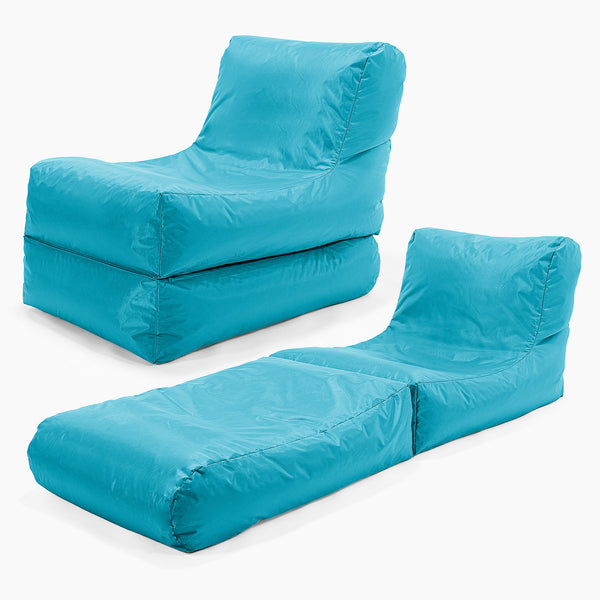 SmartCanvas™ Liegestuhl Sitzsack - Aqua 01