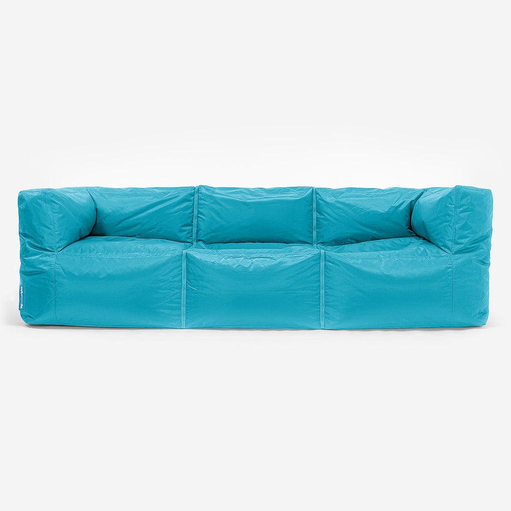 SmartCanvas™ Modulare Sitzsacksofa 3 Stücke - Aqua 01