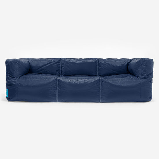 SmartCanvas™ Modulare Sitzsacksofa 3 Stücke - Marineblau 01