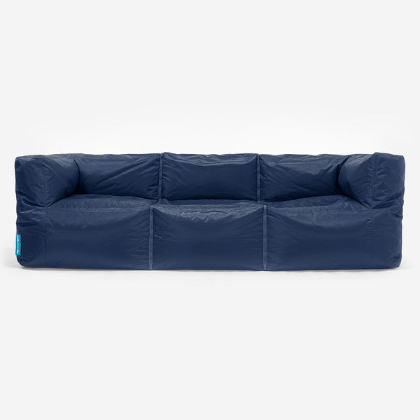 SmartCanvas™ Modulare Sitzsacksofa 3 Stücke - Marineblau 01
