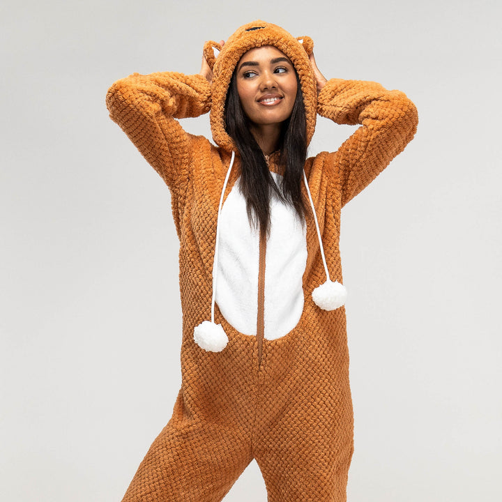 Damen Fuchs Fleece-Onesie 05